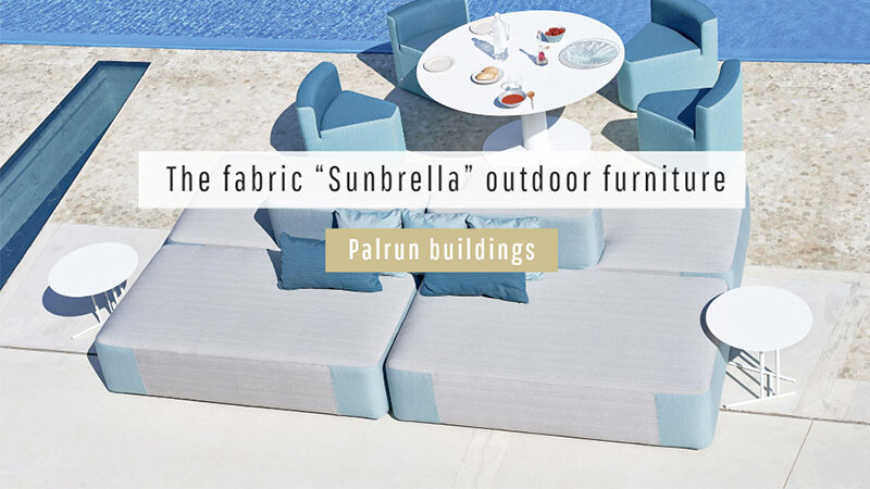  The fabric “Sunbrella” outdoor furniture