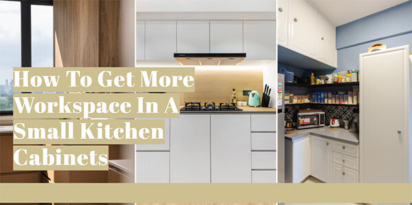 Workspace In A Small Kitchen Cabinets