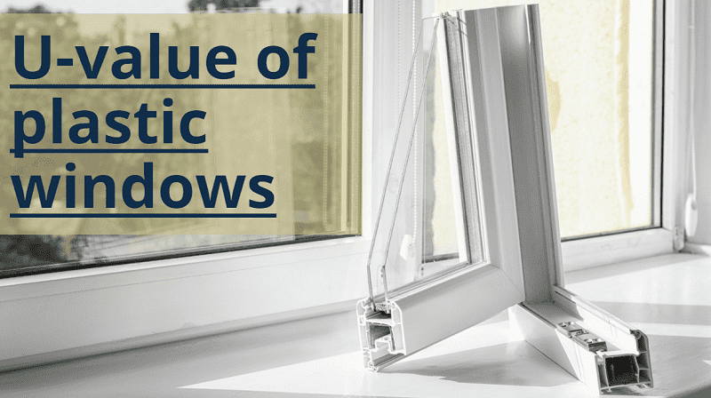 U-value of plastic windows
