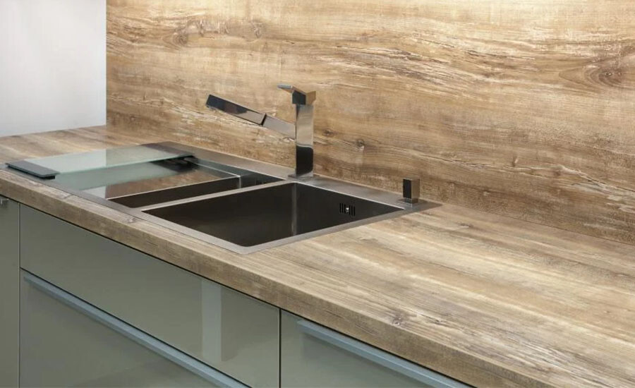 contemporary real wood countertops