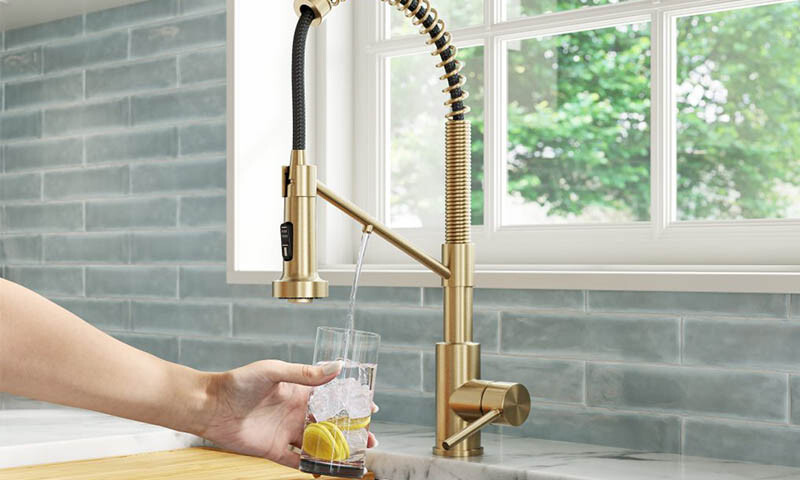 kitchen faucet with filter fittings