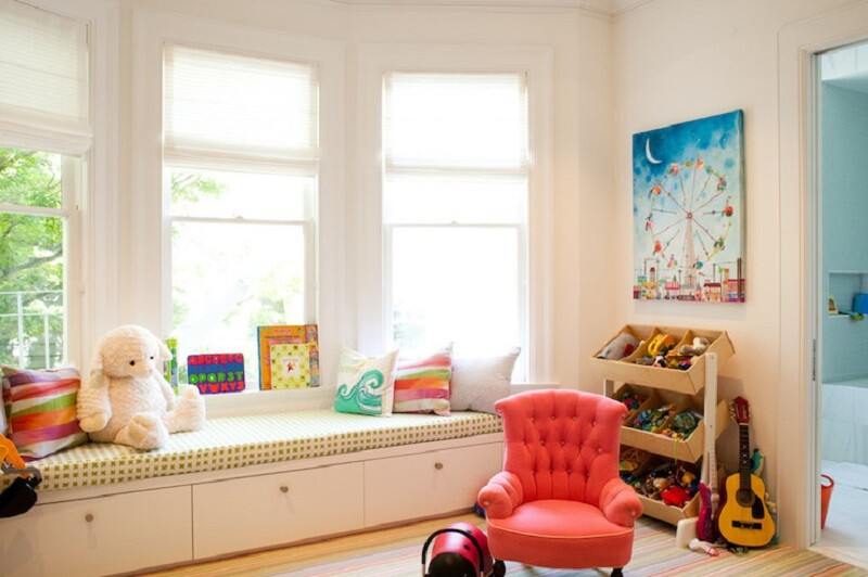 playroom bay window