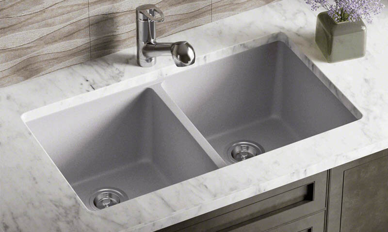 silver granite kitchen sinks